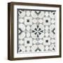 Teal Tile Collection V-June Vess-Framed Art Print