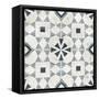 Teal Tile Collection V-June Vess-Framed Stretched Canvas