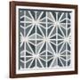 Teal Tile Collection VII-June Vess-Framed Art Print