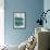 Teal Tones Panel C-Kimberly Allen-Framed Art Print displayed on a wall