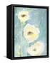 Teal Tones-Sheila Golden-Framed Stretched Canvas