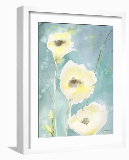 Teal Tones-Sheila Golden-Framed Art Print