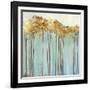 Teal Trees I-Allison Pearce-Framed Art Print