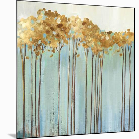 Teal Trees I-Allison Pearce-Mounted Art Print