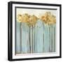 Teal Trees II-Allison Pearce-Framed Art Print