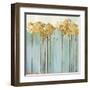 Teal Trees II-Allison Pearce-Framed Art Print