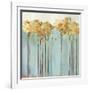 Teal Trees II-Allison Pearce-Framed Art Print