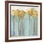 Teal Trees II-Allison Pearce-Framed Art Print