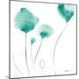 Teal Trio-Sheila Golden-Mounted Art Print