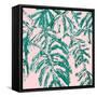 Teal Tropicalo Garden-Ann Marie Coolick-Framed Stretched Canvas