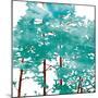 Teal Watered Trees-OnRei-Mounted Art Print