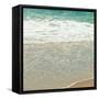 Teal Waves II-Lisa Hill Saghini-Framed Stretched Canvas
