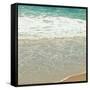 Teal Waves II-Lisa Hill Saghini-Framed Stretched Canvas