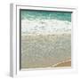 Teal Waves II-Lisa Hill Saghini-Framed Premium Photographic Print