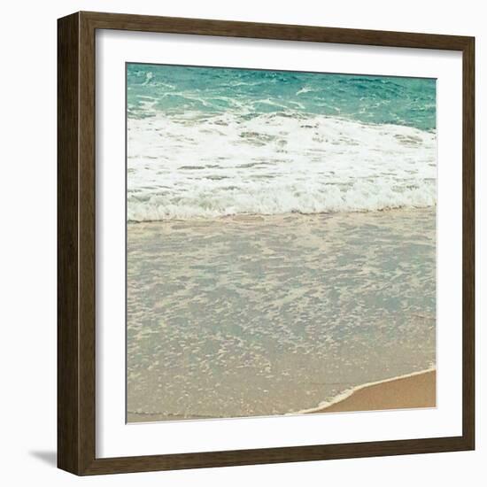 Teal Waves II-Lisa Hill Saghini-Framed Photographic Print