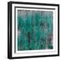 Teal WE Meet Again-Sheldon Lewis-Framed Art Print