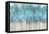 Teal Whisper-Allison Pearce-Framed Stretched Canvas