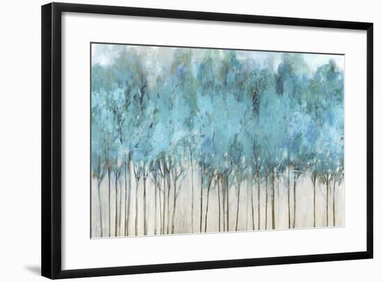 Teal Whisper-Allison Pearce-Framed Art Print