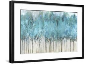 Teal Whisper-Allison Pearce-Framed Art Print