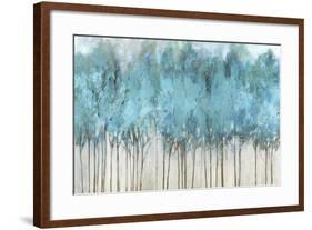 Teal Whisper-Allison Pearce-Framed Art Print