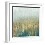 Teal Woods In Gold II-Roberto Gonzalez-Framed Art Print