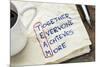 TEAM Acronym (Together Everyone Achieves More), Teamwork Motivation Concept - a Napkin Doodle-PixelsAway-Mounted Photographic Print