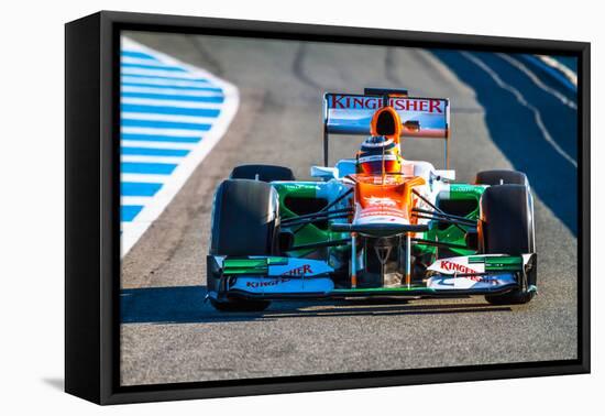 Team Force India F1, Nico Hulkenberg, 2012-viledevil-Framed Stretched Canvas