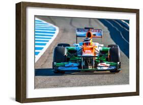 Team Force India F1, Nico Hulkenberg, 2012-viledevil-Framed Photographic Print