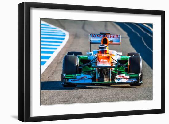 Team Force India F1, Nico Hulkenberg, 2012-viledevil-Framed Photographic Print