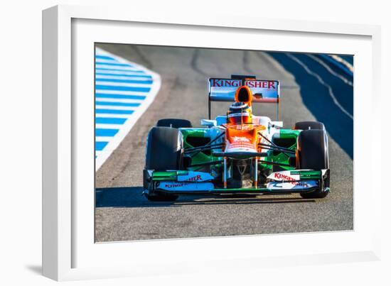 Team Force India F1, Nico Hulkenberg, 2012-viledevil-Framed Photographic Print