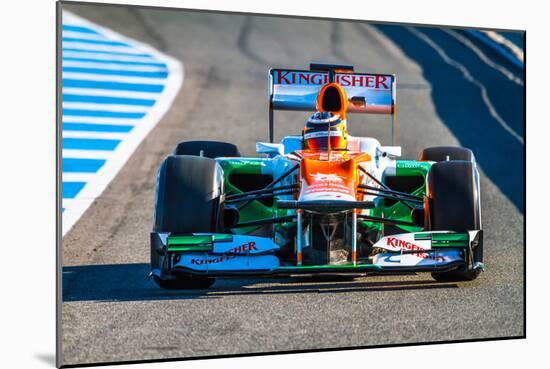 Team Force India F1, Nico Hulkenberg, 2012-viledevil-Mounted Photographic Print