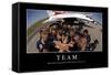 Team: Inspirational Quote and Motivational Poster-null-Framed Stretched Canvas