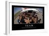 Team: Inspirational Quote and Motivational Poster-null-Framed Premium Photographic Print