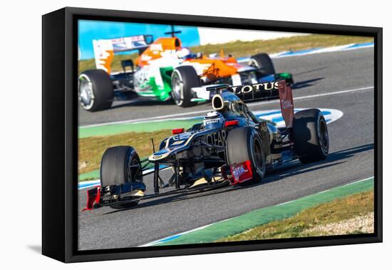 Team Lotus Renault and Force India 2012-viledevil-Framed Stretched Canvas