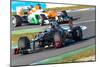 Team Lotus Renault and Force India 2012-viledevil-Mounted Photographic Print