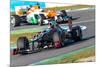 Team Lotus Renault and Force India 2012-viledevil-Mounted Photographic Print