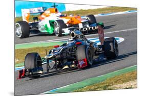 Team Lotus Renault and Force India 2012-viledevil-Mounted Photographic Print