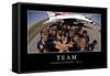 Team: Motivationsposter Mit Inspirierendem Zitat-null-Framed Stretched Canvas