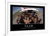 Team: Motivationsposter Mit Inspirierendem Zitat-null-Framed Photographic Print