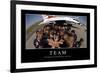 Team: Motivationsposter Mit Inspirierendem Zitat-null-Framed Photographic Print