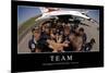 Team: Motivationsposter Mit Inspirierendem Zitat-null-Mounted Photographic Print