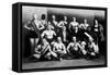 Team of Champion Russian Wrestlers-null-Framed Stretched Canvas