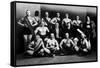 Team of Champion Russian Wrestlers-null-Framed Stretched Canvas
