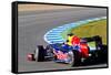 Team Red Bull F1, Sebastian Vettel, 2012-viledevil-Framed Stretched Canvas