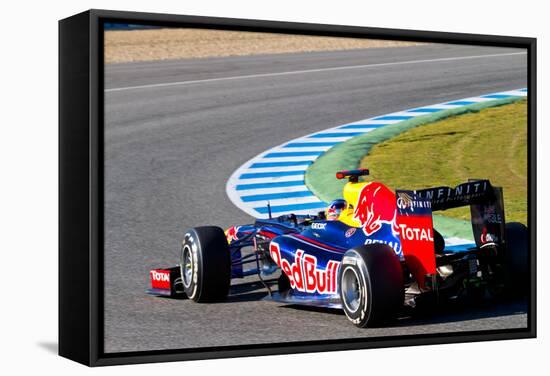 Team Red Bull F1, Sebastian Vettel, 2012-viledevil-Framed Stretched Canvas