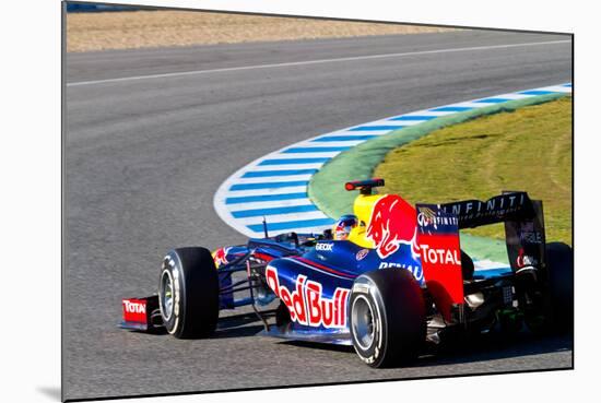 Team Red Bull F1, Sebastian Vettel, 2012-viledevil-Mounted Photographic Print