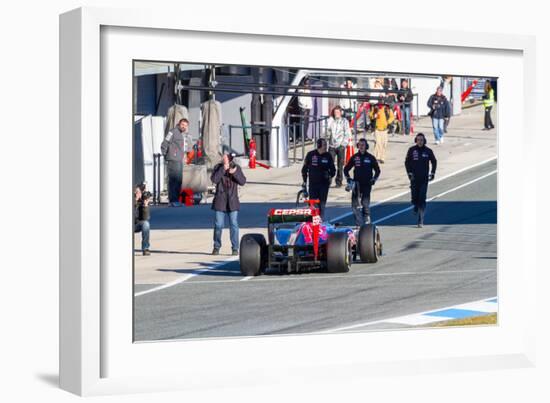 Team Toro Rosso F1, Daniel Ricciardo, 2012-viledevil-Framed Photographic Print