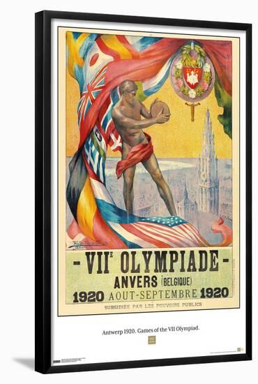 Team USA - Antwerp 1920. Games of the VII Olympiad.-Trends International-Framed Poster