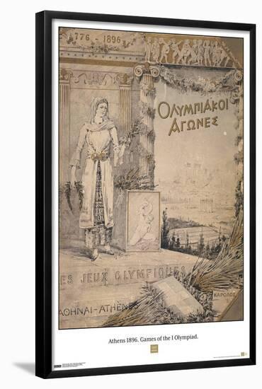Team USA - Athens 1896. Games of the I Olympiad.-Trends International-Framed Poster