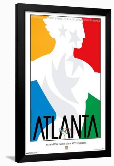 Team USA - Atlanta 1996. Games of the XXVI Olympiad.-Trends International-Framed Poster